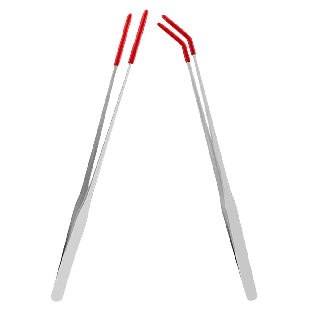 Planted Aquarium Tips - 2Pcs Stainless Steel Pet Feeding Tongs