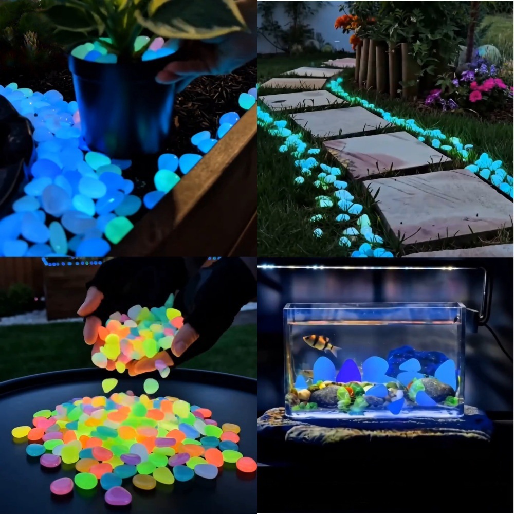 Aquarium Planted - Colorful Glow In The Dark Luminous
