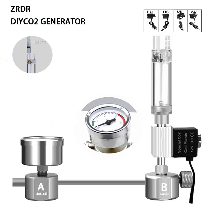 Aquarium Plant No Co2 - Aquarium DIY CO2 Reactor Generator System