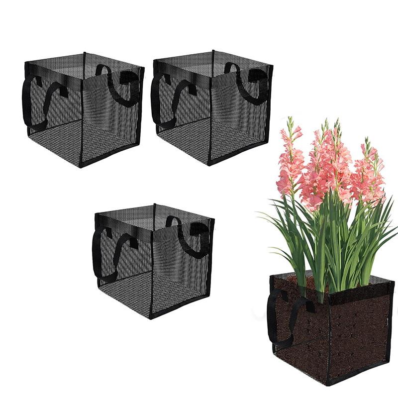 Aquarium Planted - 4 Pcs Black Mesh Pond Planting