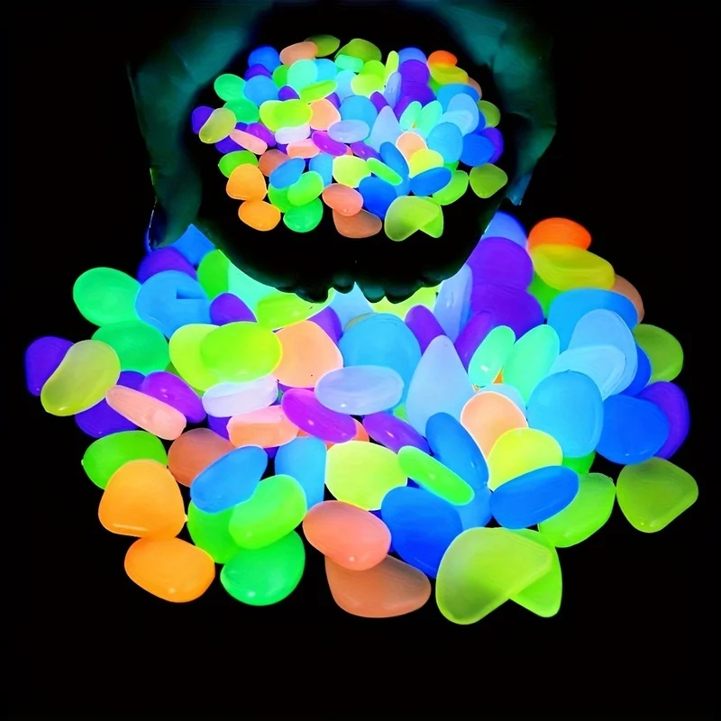 Aquarium Planted - 50-200pcs Glow in The Dark Pebbles