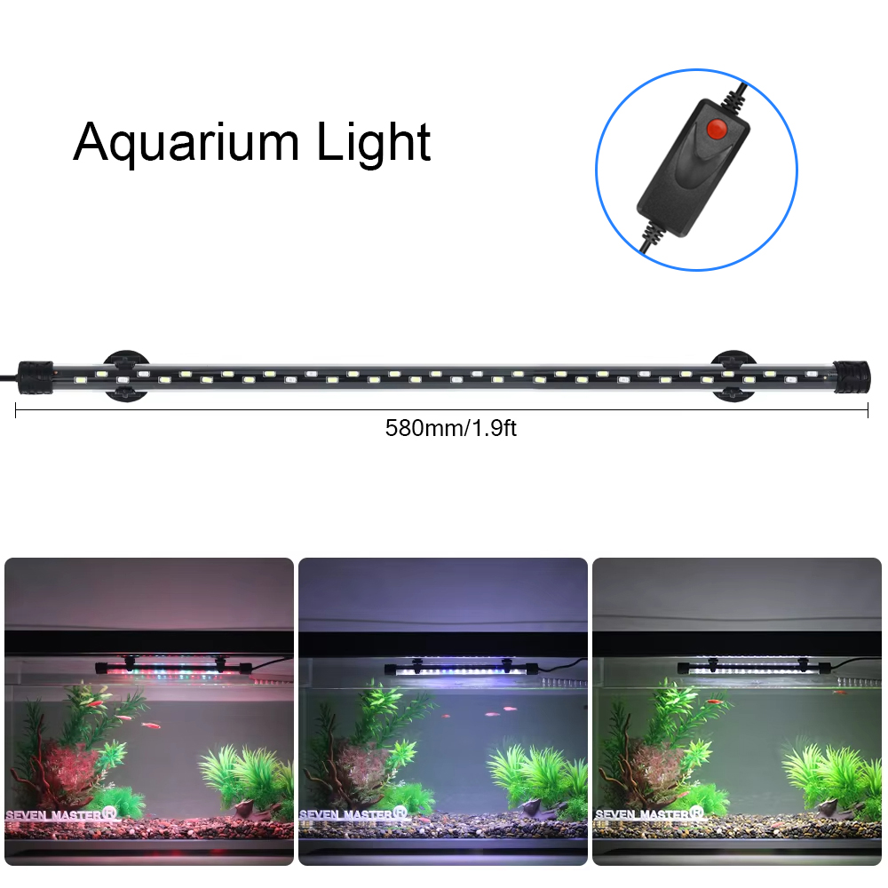 Aquarium Plant Display - 58CM Aquarium Light LED Plant Grow