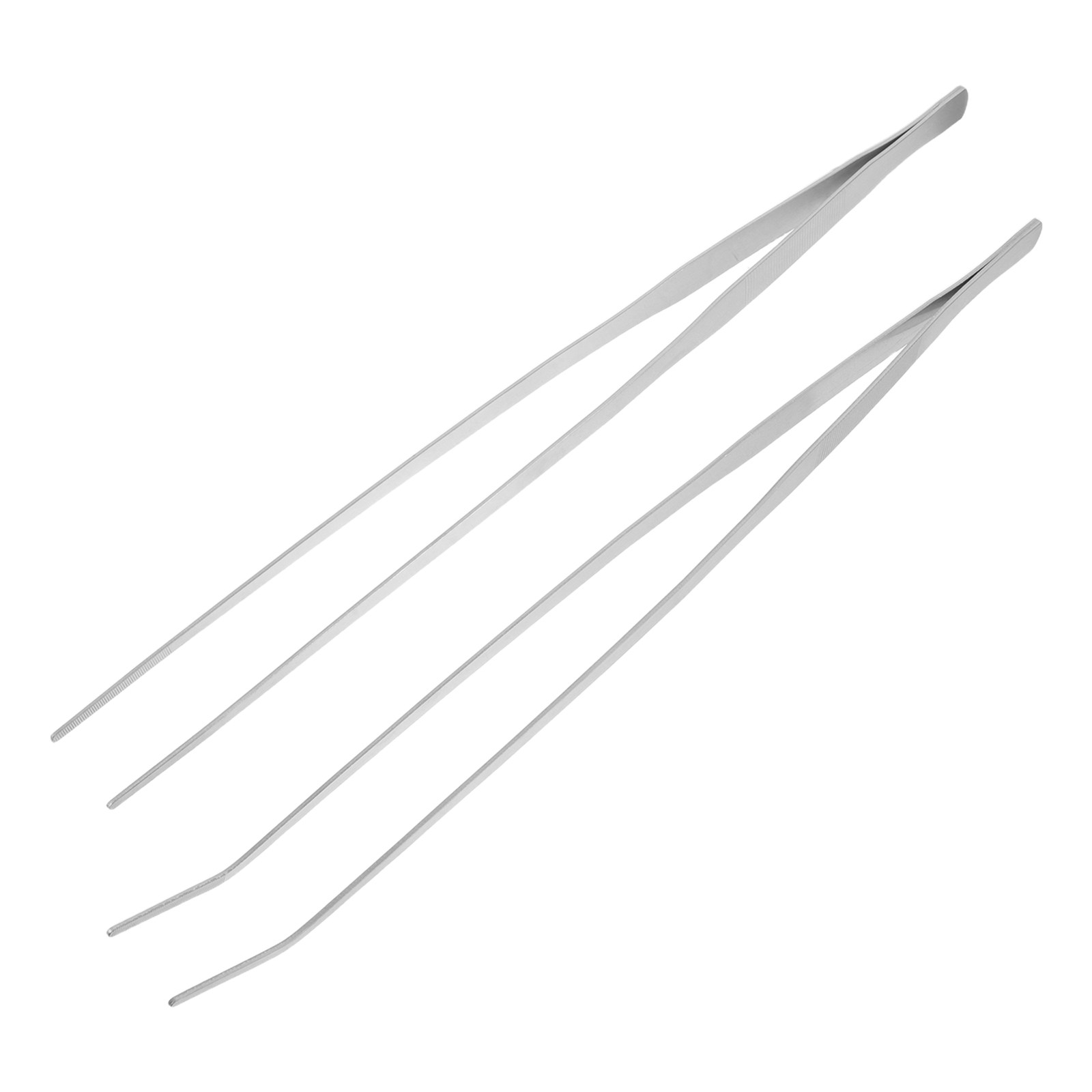 Planted Aquarium Tips - 2Pcs Long Tweezers Stainless Steel Polished