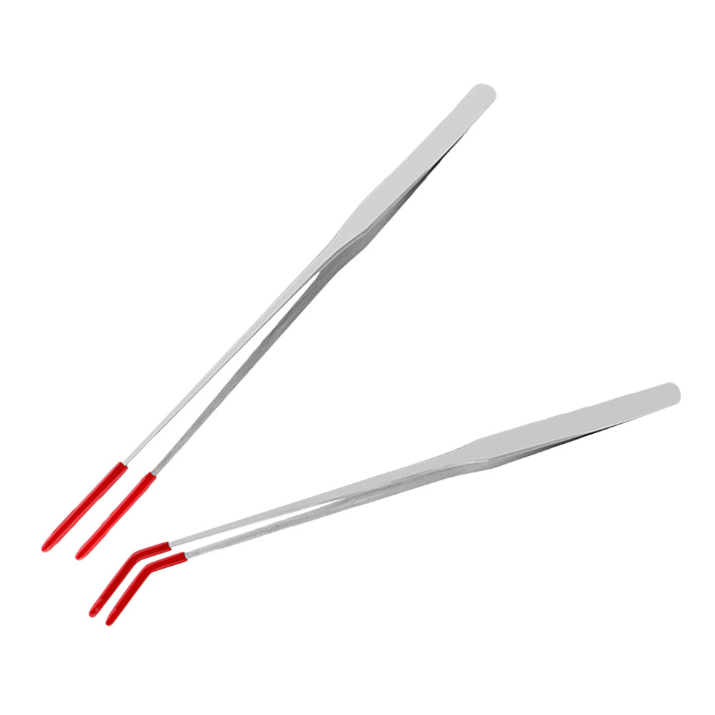 Planted Aquarium Tips - 2Pcs Stainless Steel Reptile Feeding Tongs