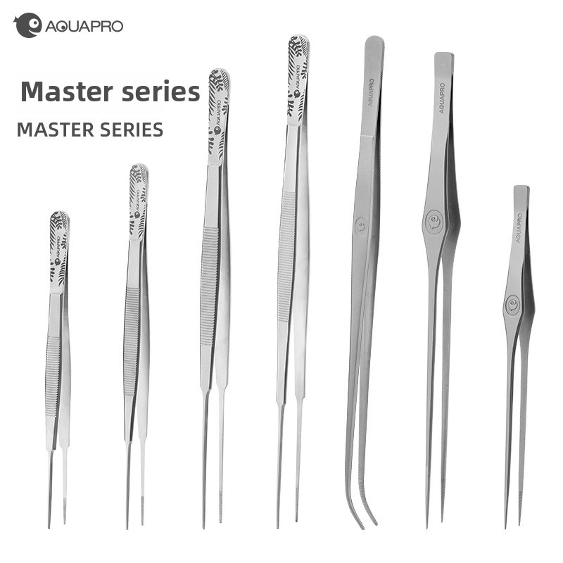 Planted Aquarium Tips - AQUAPRO Aquascaping Tweezers-Professional Stainless Steel Pointed