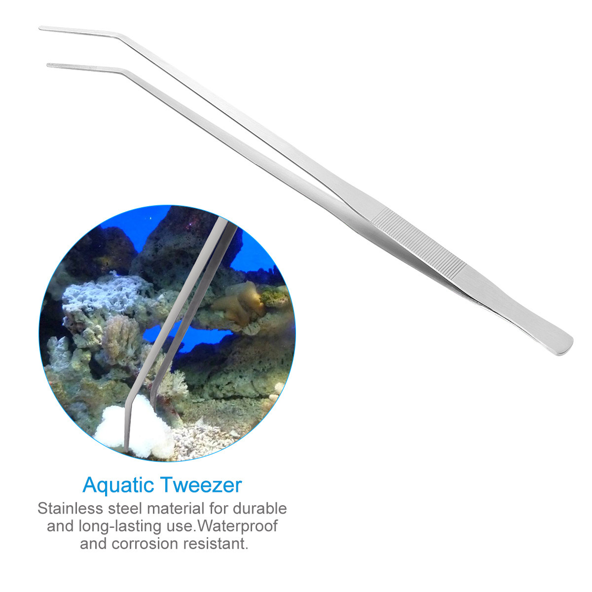 2Pcs 48Cm Stainless Steel Aqua - огляд і ціна Planted Aquarium Tips