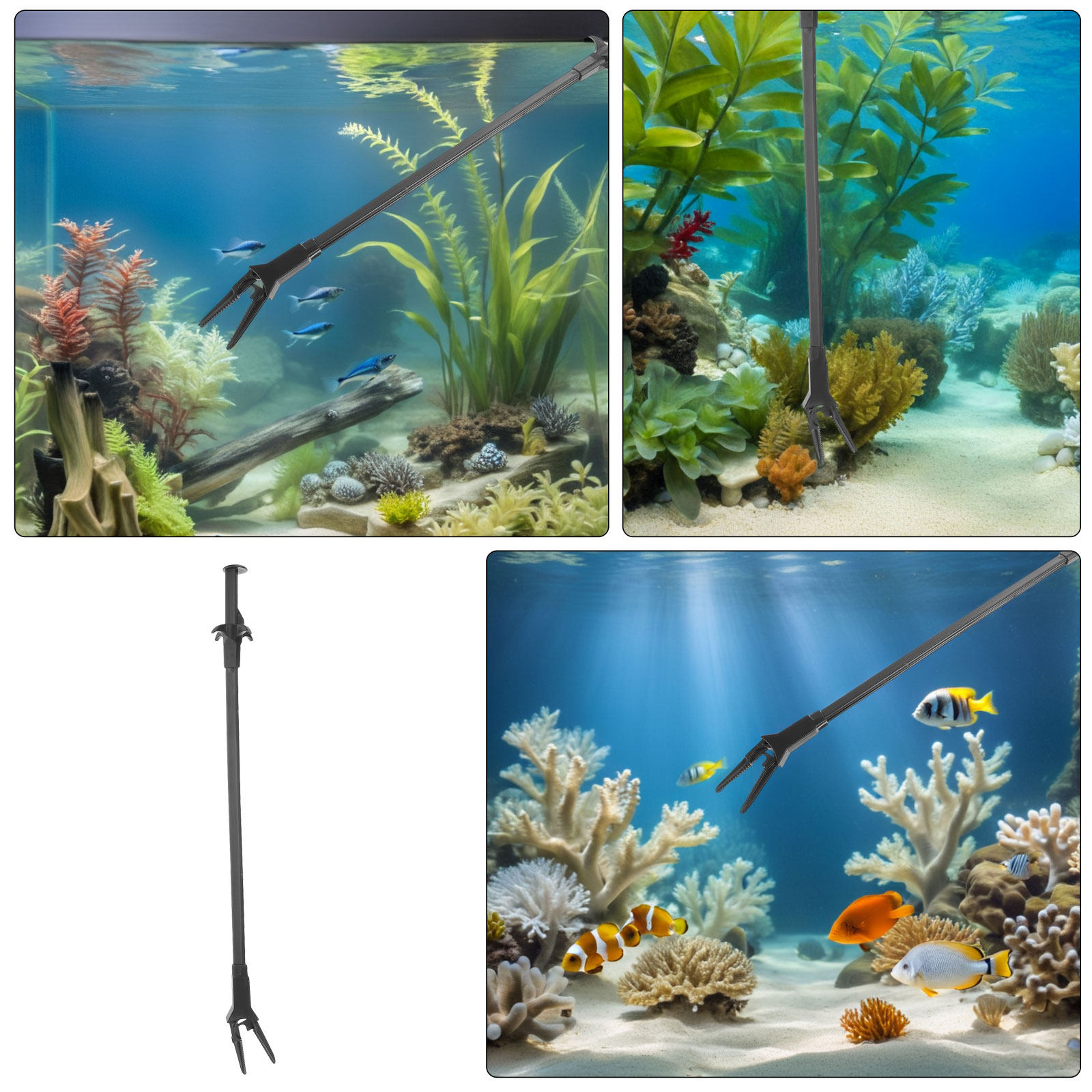 3Pcs Long Reach Aquarium Tweez - огляд і ціна Planted Aquarium Tips