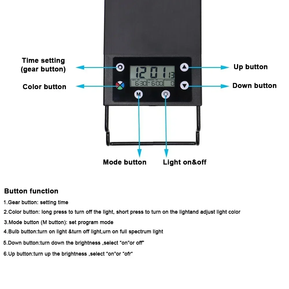 IP68 Waterproof Aquarium LED L - огляд і ціна Aquarium Plant Display