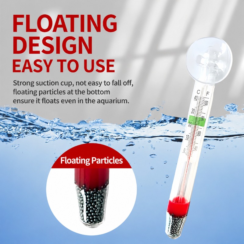 Aquarium Glass Thermometer wit - огляд і ціна Planted Aquarium Water Temperature
