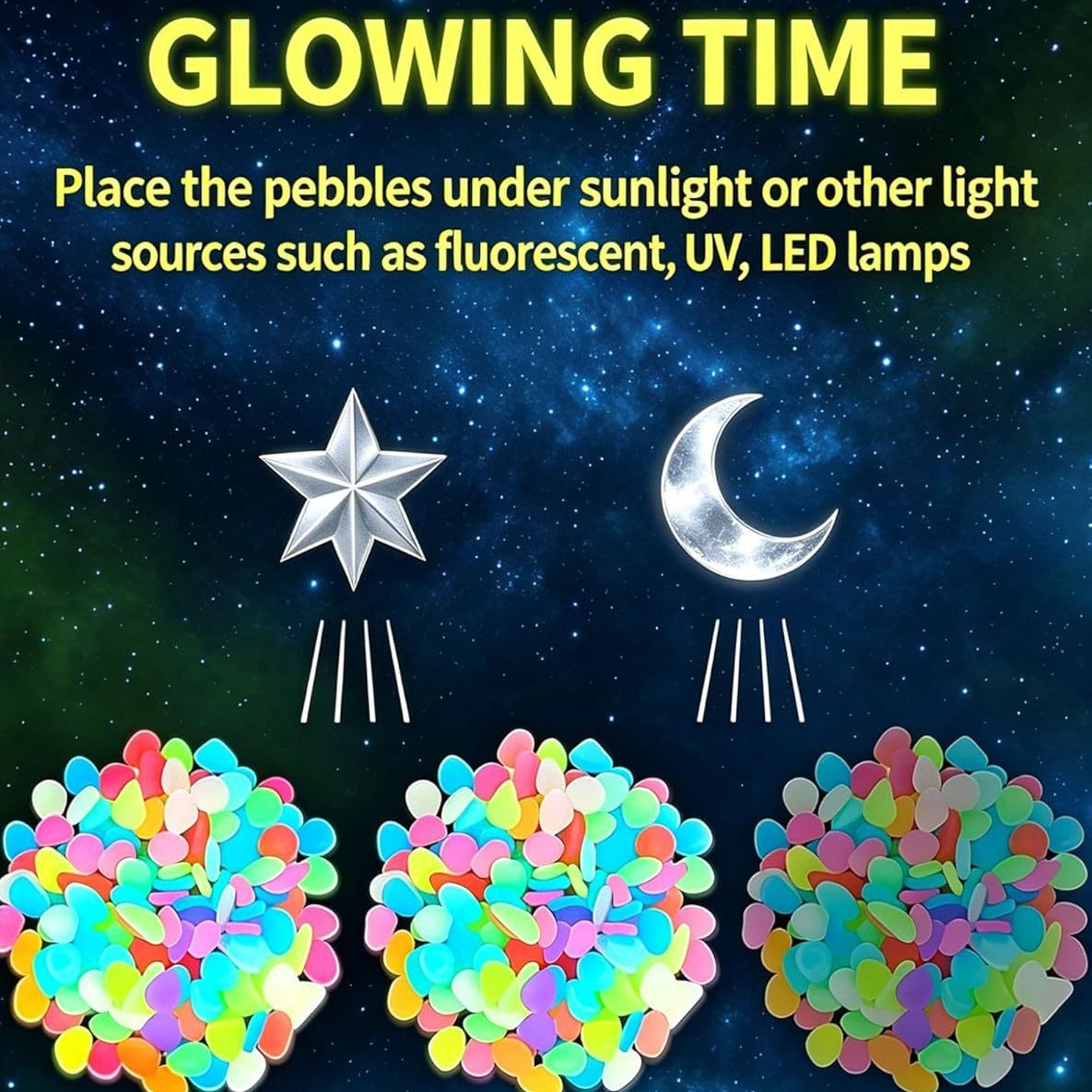 Colorful Glow In The Dark Lumi - огляд і ціна Aquarium Planted