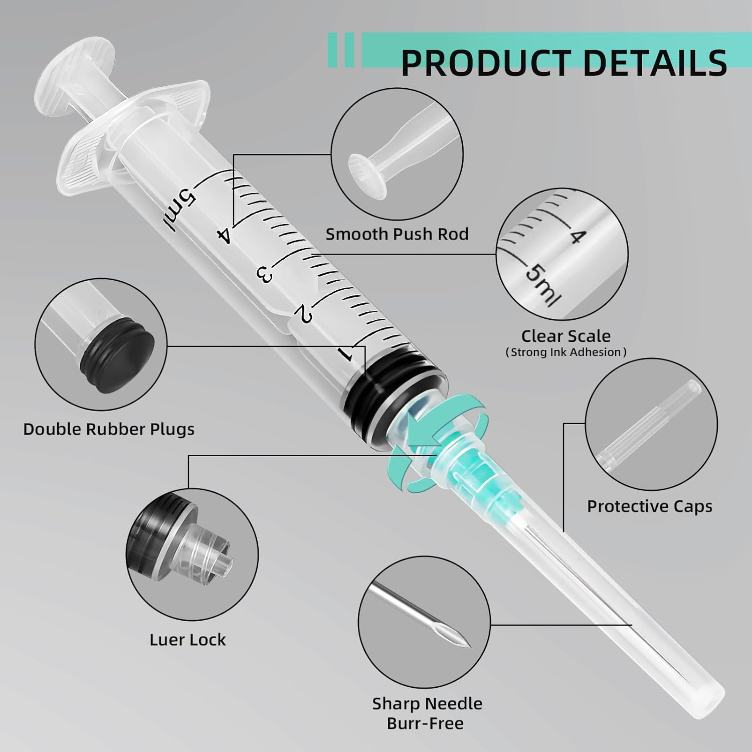 5ml Luer Lock Syringe, Suitabl - огляд і ціна Aquarium Planted