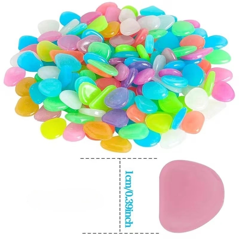 50-200pcs Glow in The Dark Peb - огляд і ціна Aquarium Planted