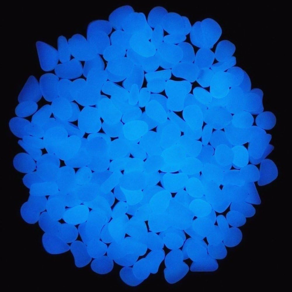 Fish Tank Rocks Glow Blue Pebb - огляд і ціна Aquarium Planted