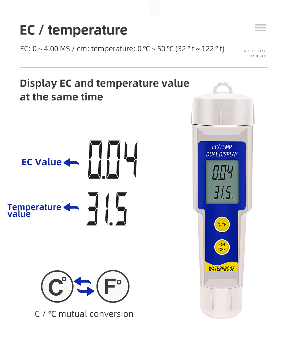 EC-315 2 in 1 Soil EC Tester M - огляд і ціна Aquarium Plant Lab