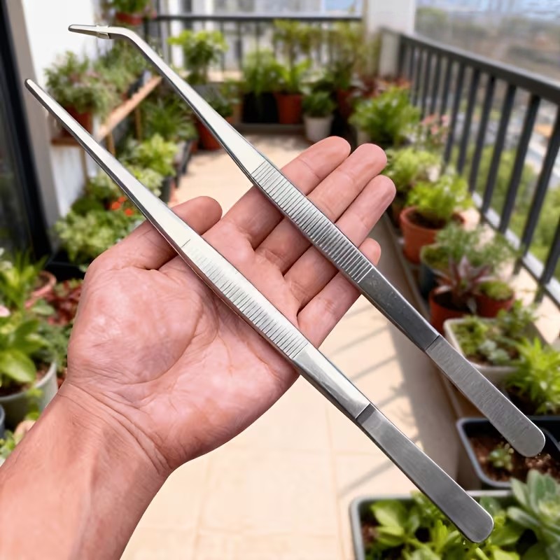 2pcs 20cm Stainless Steel Twee - огляд і ціна Planted Aquarium Tips