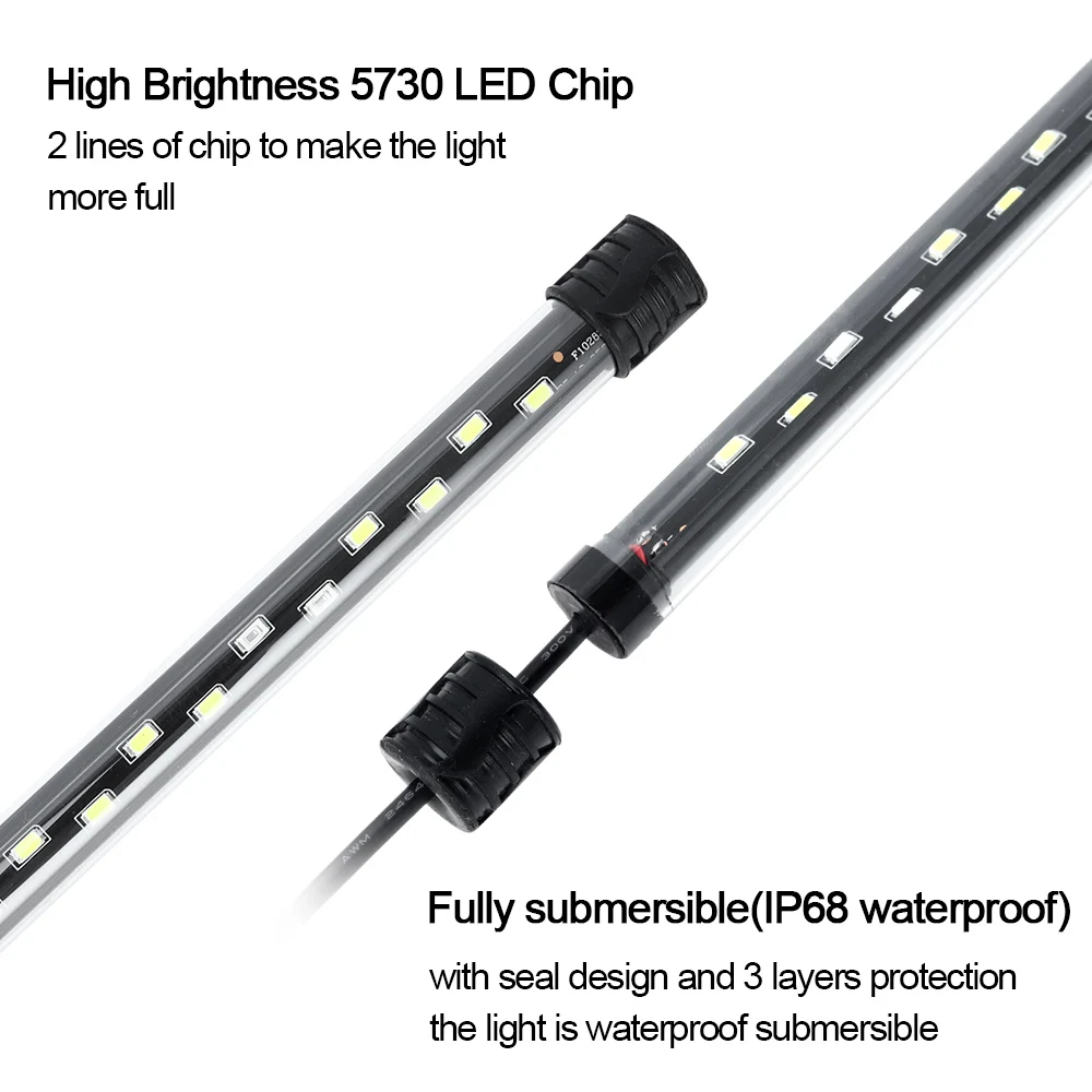 58CM  Aquarium Light LED Plant - огляд і ціна Aquarium Plant Display