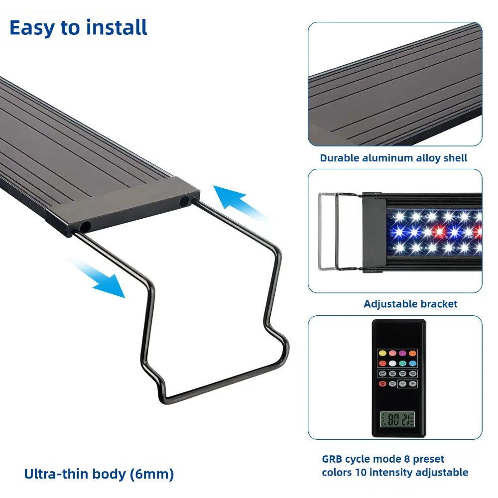 LED Programmable Aquarium Ligh - огляд і ціна Planted Aquarium Algae Control