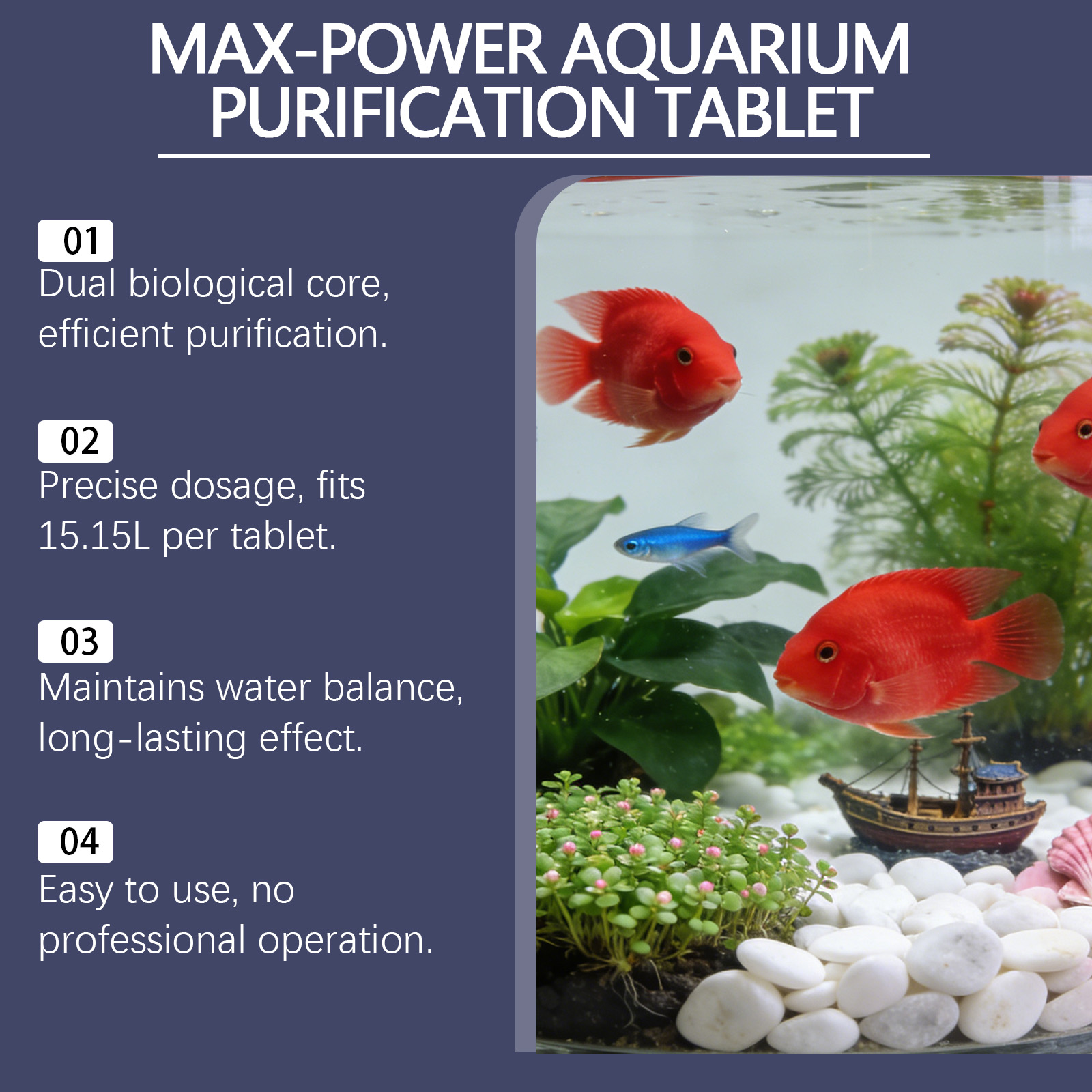 Algae Remover Tablets for Aqua - огляд і ціна Planted Aquarium Algae Control