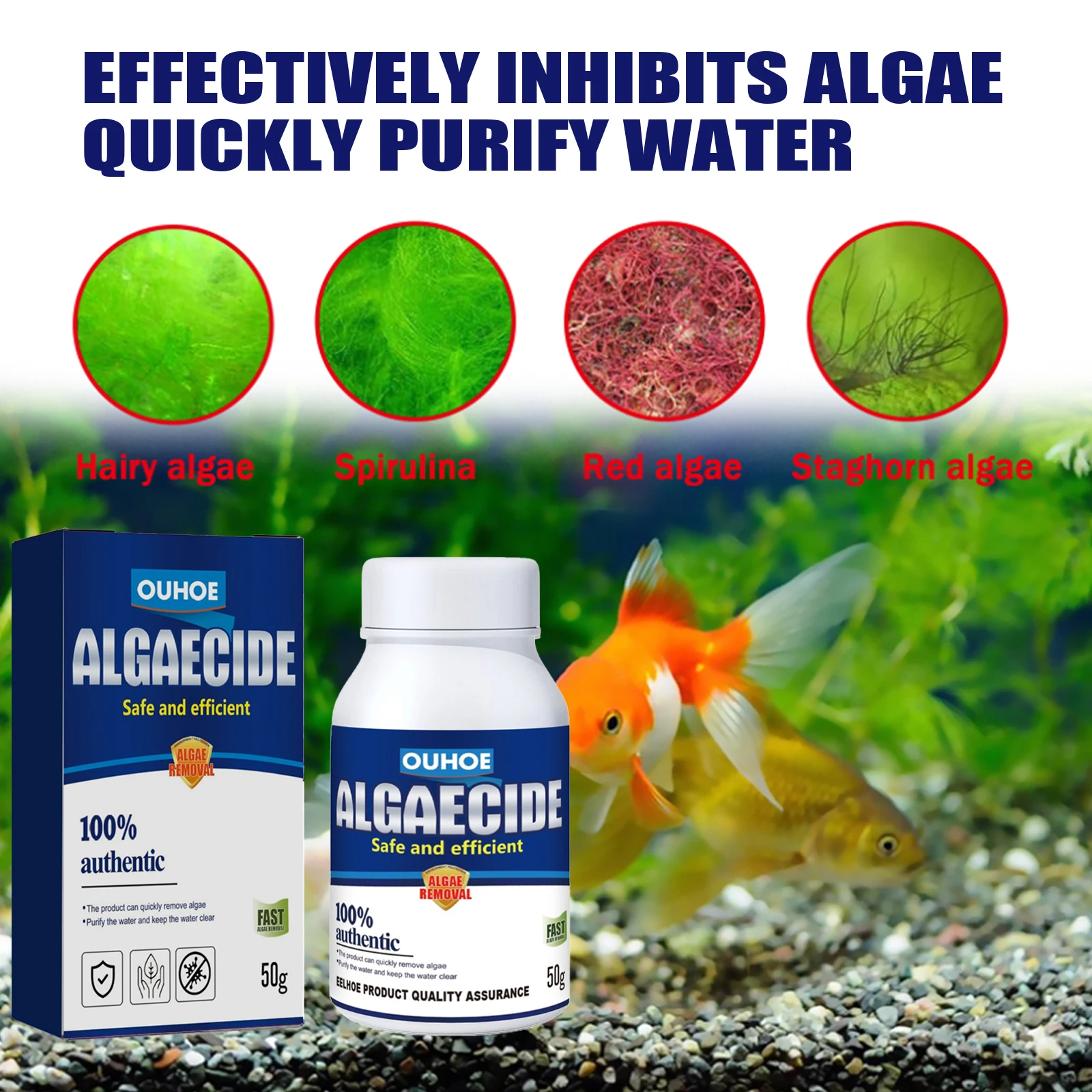 Aquarium Algae Remover High Ef - огляд і ціна Planted Aquarium Algae Control