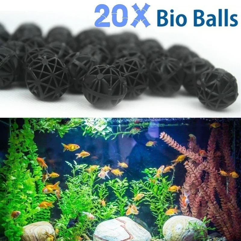 20Pcs 16mm Aquarium Filter Bio - огляд і ціна Planted Aquarium Fertilizer