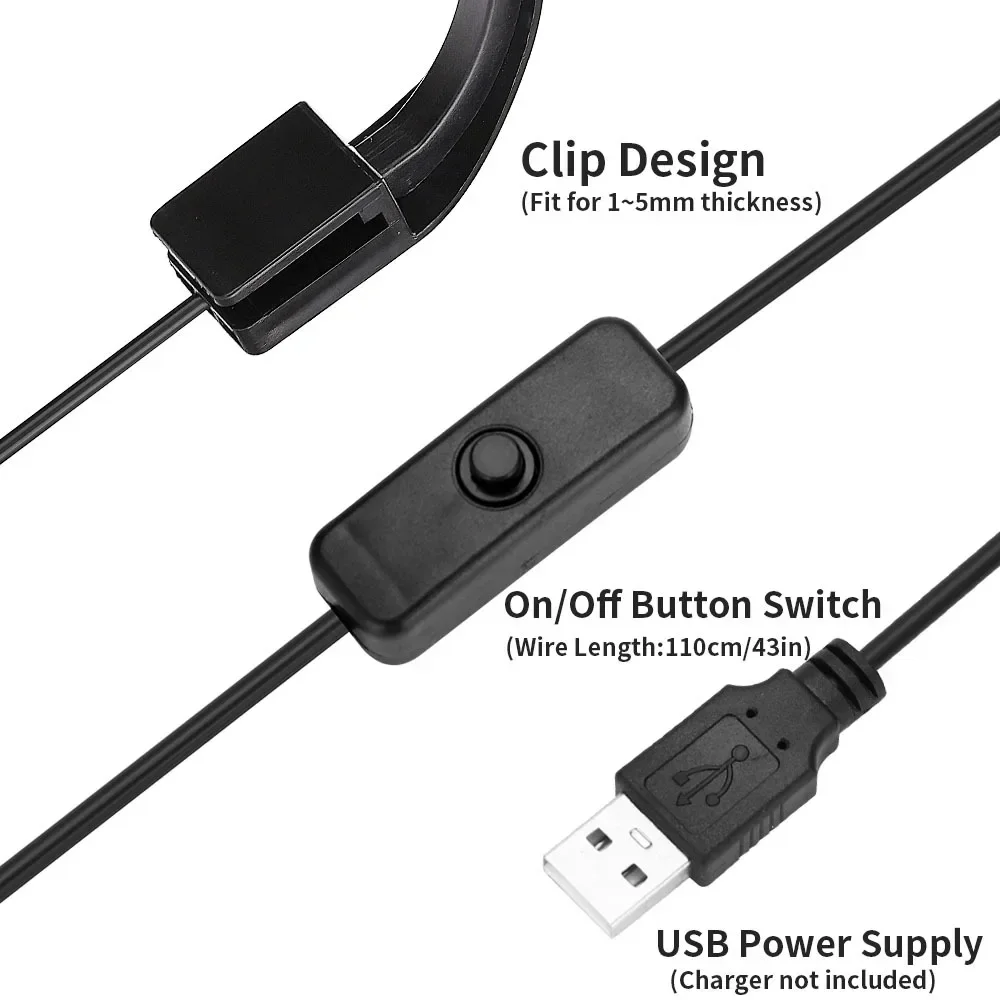USB 5W Aquarium LED Lamp Clip  - огляд і ціна Planted Aquarium Water Temperature