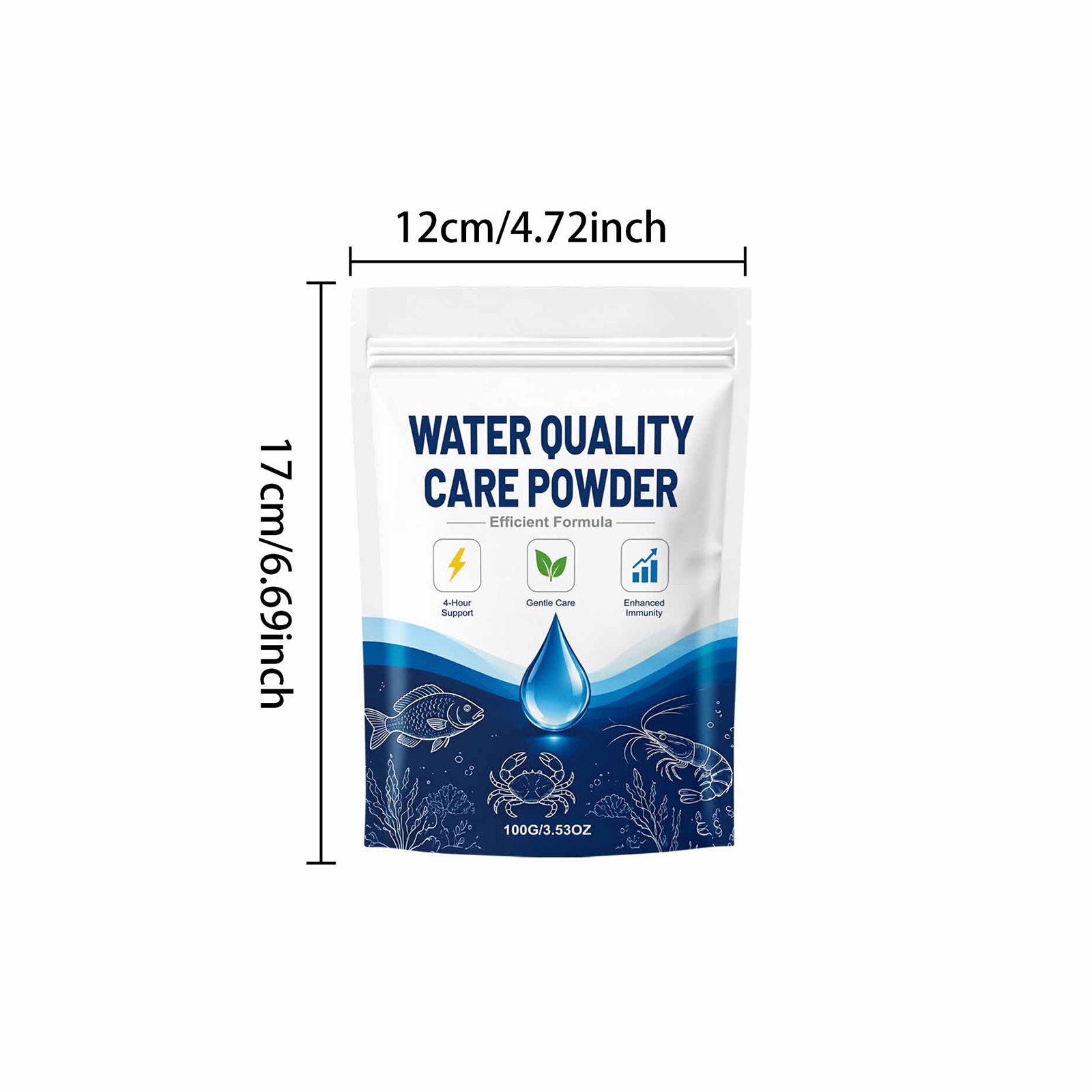 1/2/3/5PCS Cleaner Water Clari - огляд і ціна Planted Aquarium Fertilizer